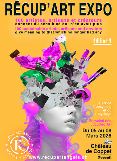 Salon Suisse recup'art expo Wilfrid Bricourt