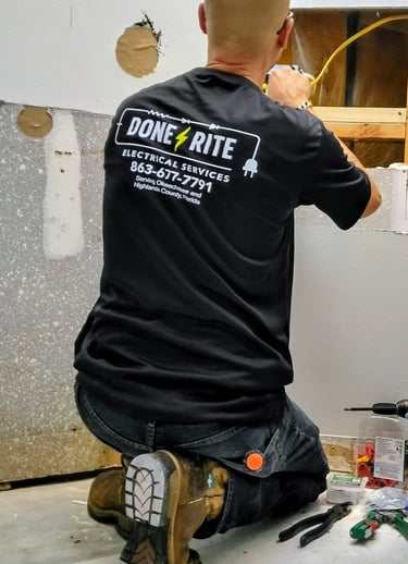 Residential electrical wiring – safe and neat install