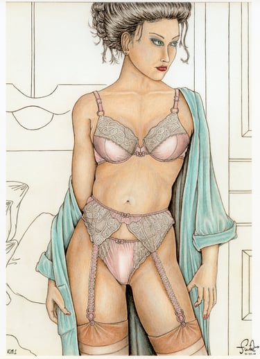 VSM 1: colored pencil on paper, 1990/2010