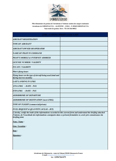 Exemple de PPR