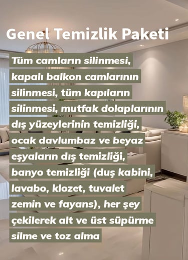 Genel Temizlik Paketi