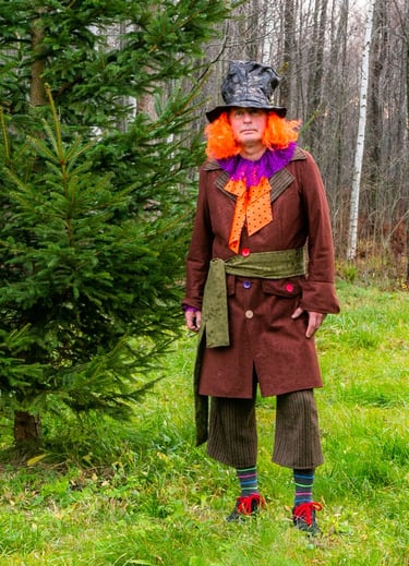 Skrybeliaus kostiumas Alisa Stebuklų Šalyje kostiumas