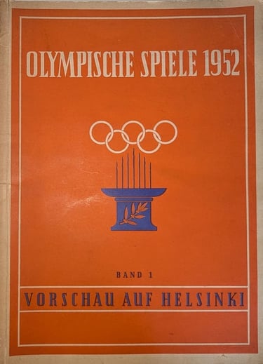1952 Olympische Spiele Sports Cards Album Vintage Germany