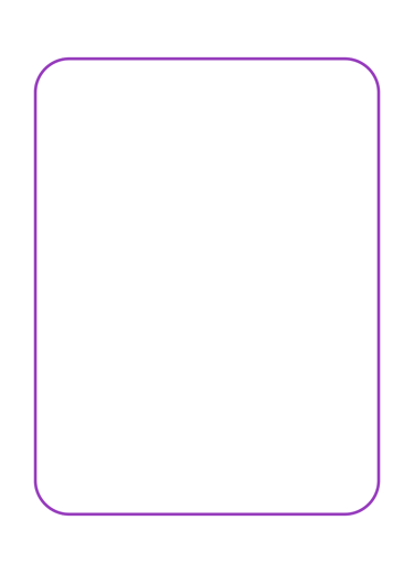 cadre blanc avec bordure violet
