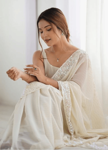 print saree