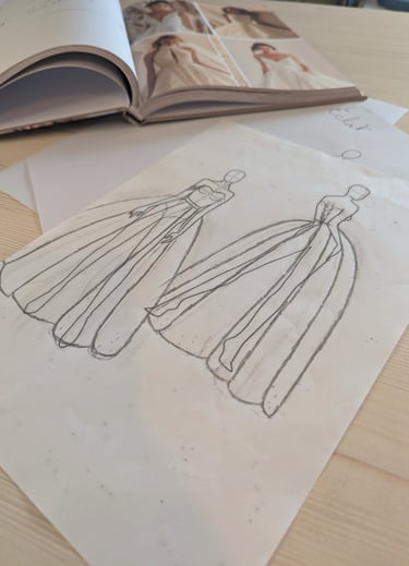 Croquis robe de mariée