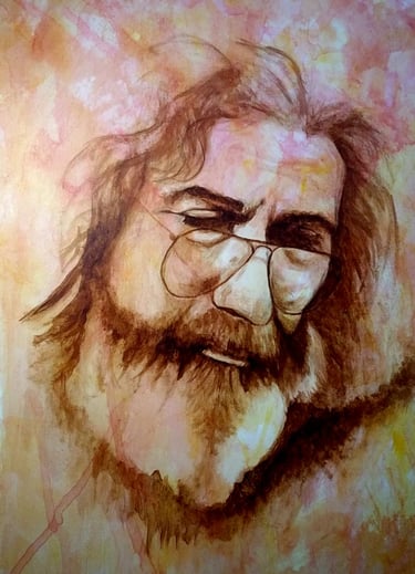 Jerry Garcia  of the Grateful Dead