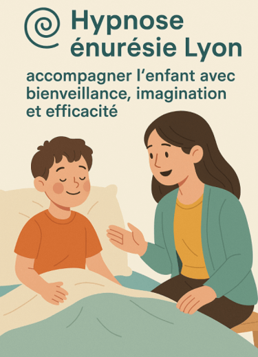 Une maman rassurante auprès de son fils pour lui redonner confiance par rapport à ses problèmes d'énurésie.