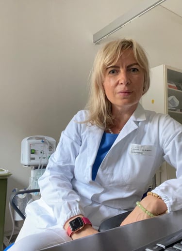 dott.ssa Roberta sul posto di lavoro