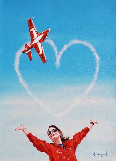 Jenn -painting by Peter Robichaud