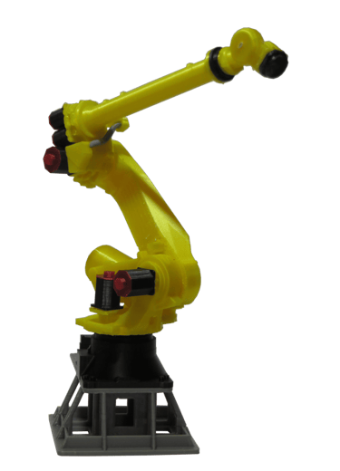 Maquette de robot industriel FANUC