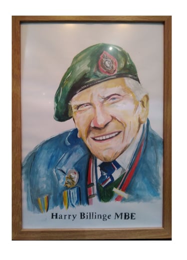 Harry Billinge oil portrait