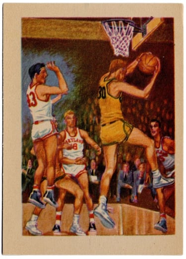 1950s vintage basketball cards
