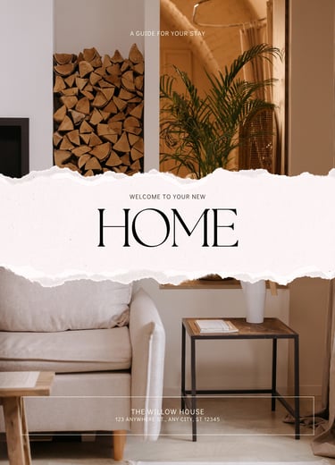 Digital Modern Home Guide for Airbnb Owners by FERAVANTI for creating a stylish guest-ready Airbnb.
