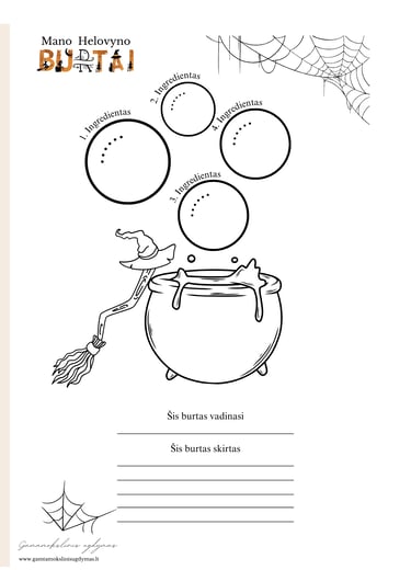 Nemokamos užduotys PDF helovynas