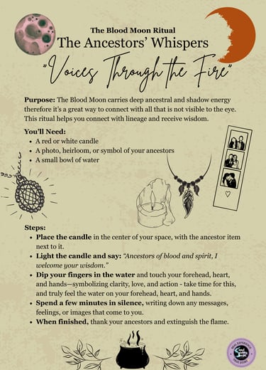 Blood Moon Ritual Soul Sisters Tarot