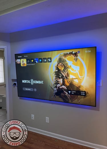 wire free tv installation from Cool Geekz