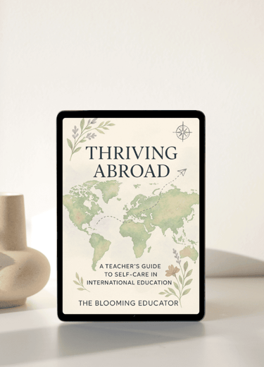 Thriving Abroad book cover mockup