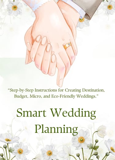 a couple holding hands and holding hands with a wedding ring