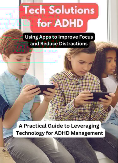 a group of children sitting on a bench with text that says tech solutions for ad