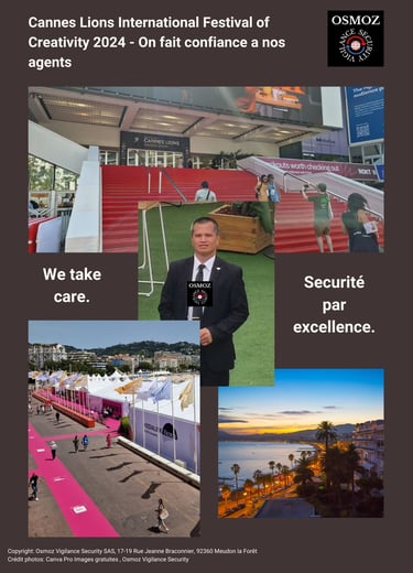 Sécurité Privée Private Security Paris Nice Côte d'Azur Ile de France