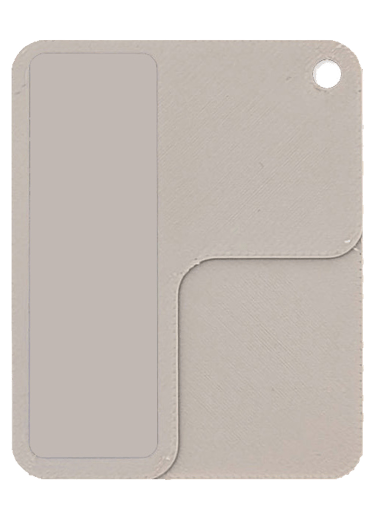 Wzornik koloru : Biel Tynku - używanego do druku naszych magnesów z Syrenkami Warszawskimi