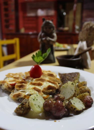 milanesa de llama al coquena 