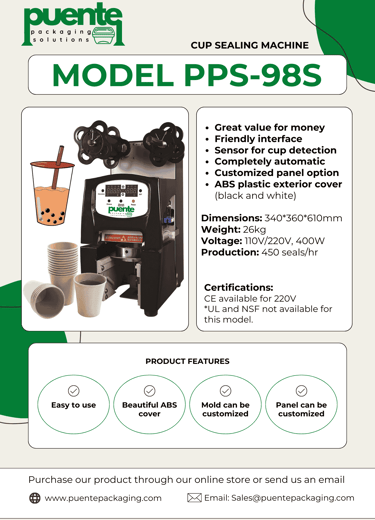 economical sealer brochure