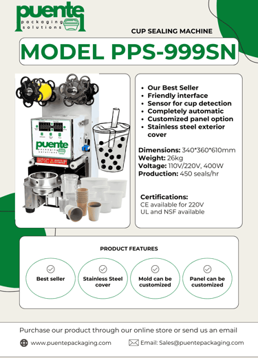 cup sealer brochure