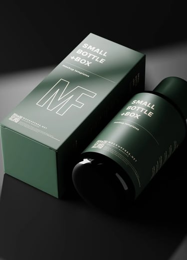 Maža dėžutė su spauda