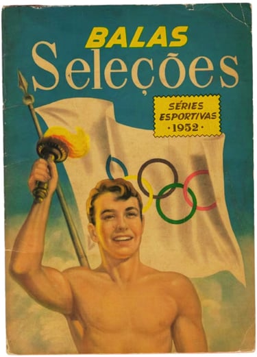 1952 Balas Selecoes Sports Card Series Esportivas Album