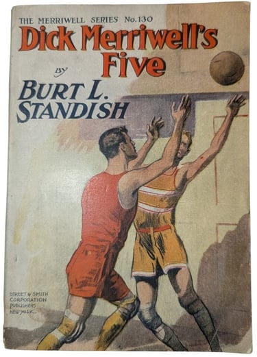 1905 Dick Merriwell Basketball Book Early Sports Pulp Writer