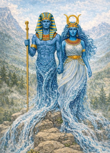 The Egyptian God was transformed yo Joshua nun to religious nun in the Bible