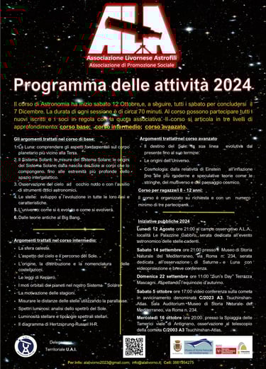 Manifesto delle attività di ALA