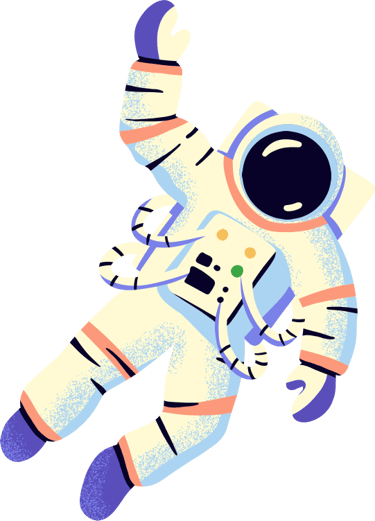 a white astronaut suit with a white astronaut suit