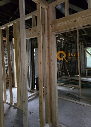 Framing - Remodelación Gastonia NC - Gavo Remodeling Llc