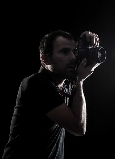 George Eleter taking photos