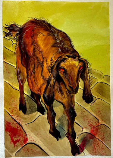 Watercolours and Ink, A4