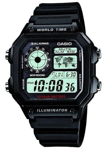 relógio Casio AE-1200WH-1A Masculino