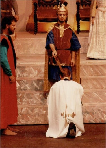 Image of Todd Long as King Arthur in Camelot
