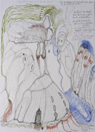 karine-nguyen-van-tham-chez-moi, dessin mediumnique, mine graphite