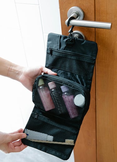 borsina toiletries da viaggio (foto pexels)