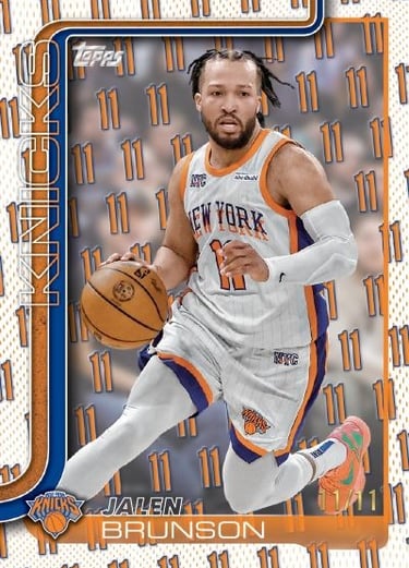 MVP Vault insert from 2025-26 Topps Basketball trading cards