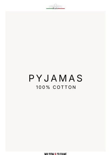 Rialto by Wilson & Sloane Pyjamas Catalogue NOS 2025