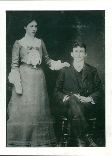 Charles Rufus Linton (April 19th, 1881-March 16th, 1941) and Wife Effie Sawyer