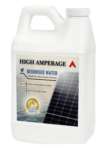 deionised water for solar panel