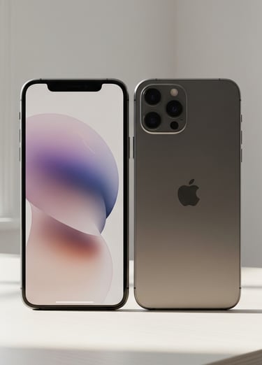 um par de iPhones 11 com um iPhone 11 prateado