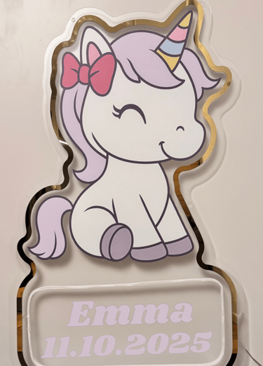 Geburtstafel Einhorn