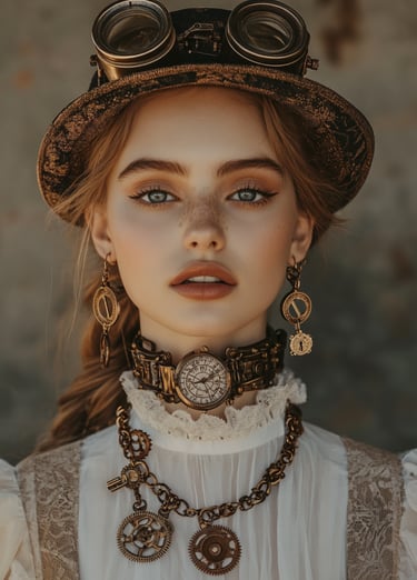 Steampunk Jewelry Ideas : Necklaces, Earrings, Rings