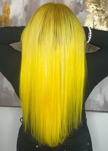 Before and after nano bonds hair extensions St Albans